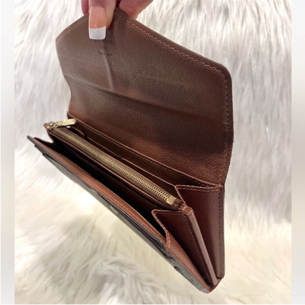Authentic Louis Vuitton Portefeuille Sarah Long Wallet - Picture 9 of 12